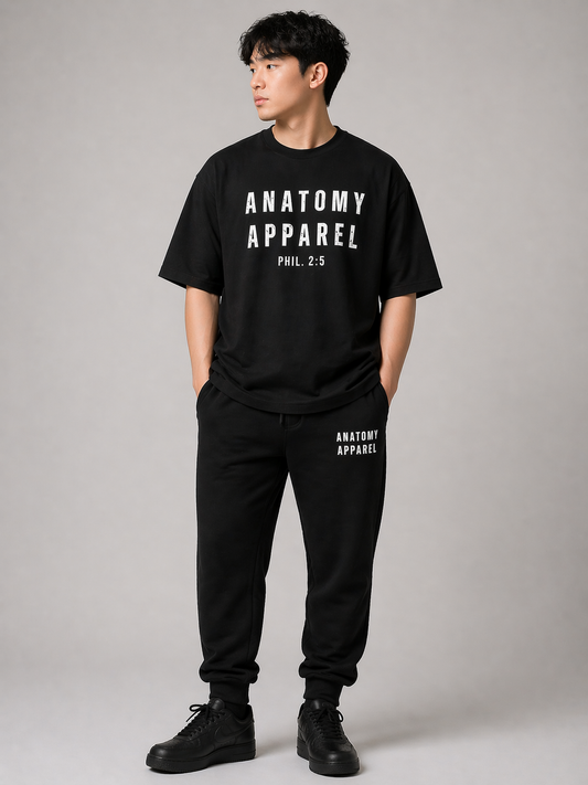 ANATOMY APPAREL™ SIGNATURE JOGGER BLACK